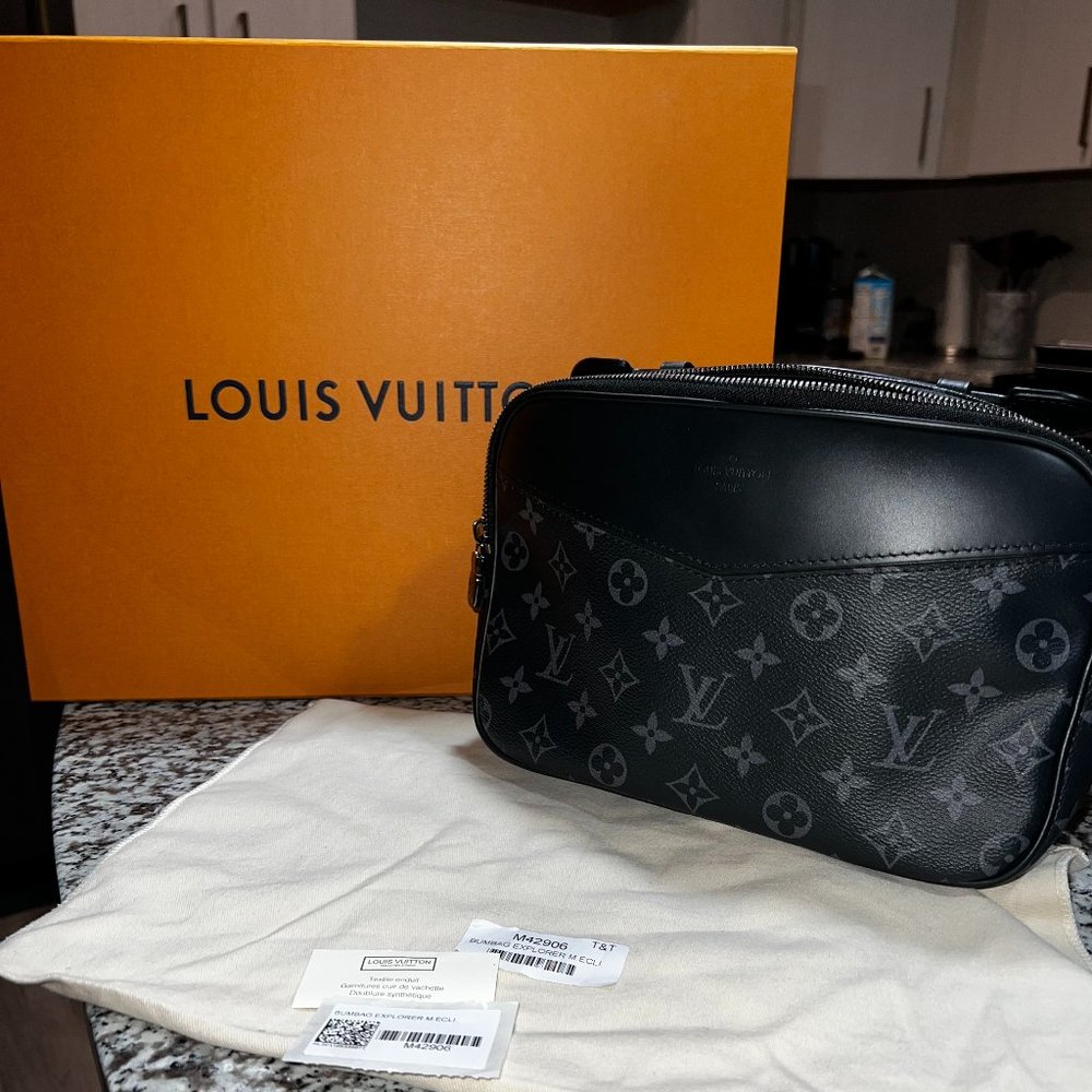 Louis Vuitton explorer eclipse bumbag